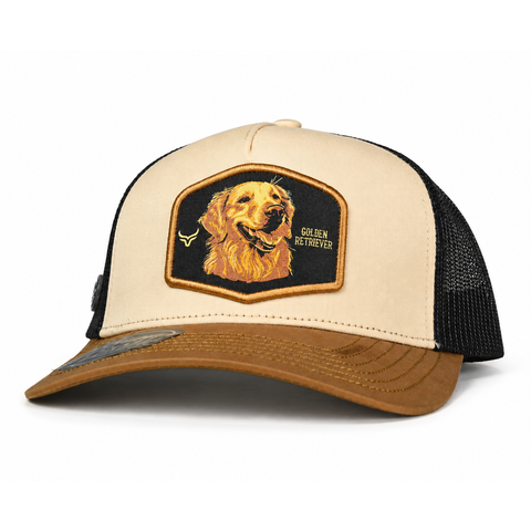 Gorra Ranch & Corral Golden Retriever 7506136301996, vista tres cuartos