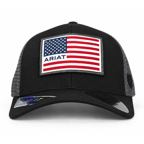 Gorra Ariat A300081101, vista frontal, fondo blanco