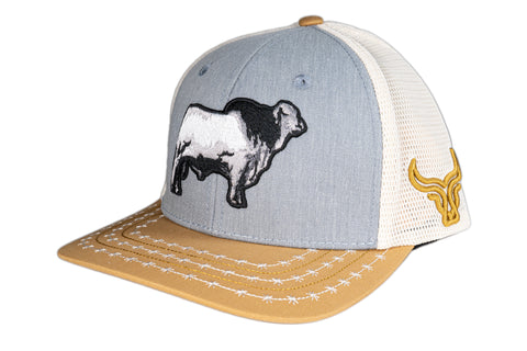 FACE BRAHMAN MOSTAZA/GRIS/CREMA