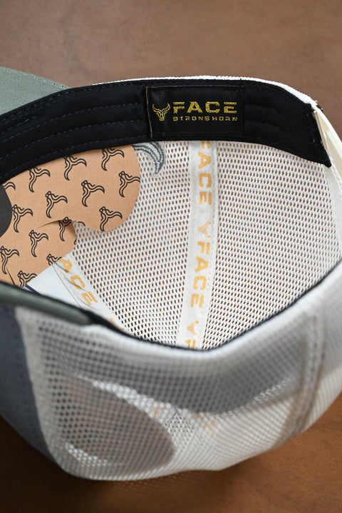 FACE BRAHMAN OLIVO/GRIS/CREMA