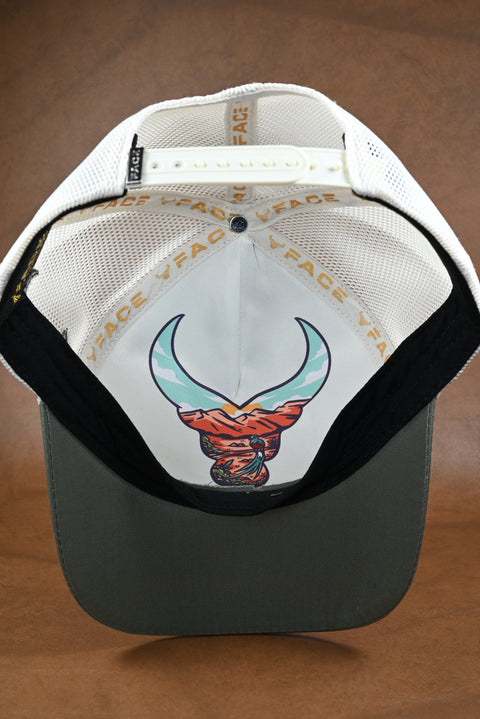 FACE BRAHMAN OLIVO/GRIS/CREMA