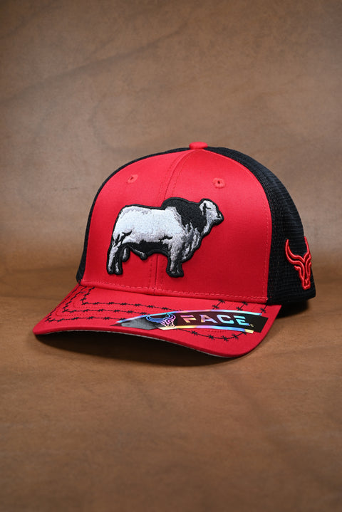 FACE BRAHMAN ROJO/NEGRO (NO MAYOREO)