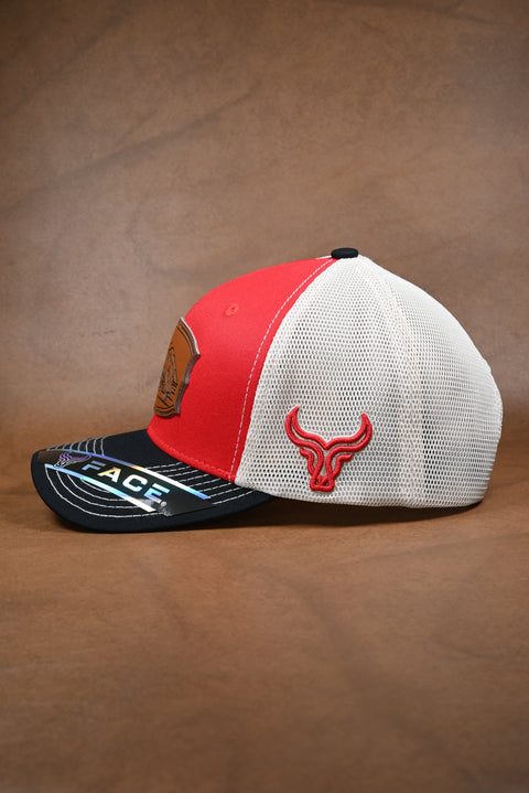 FACE EMPERADOR NEGRO/ROJO/BEIGE