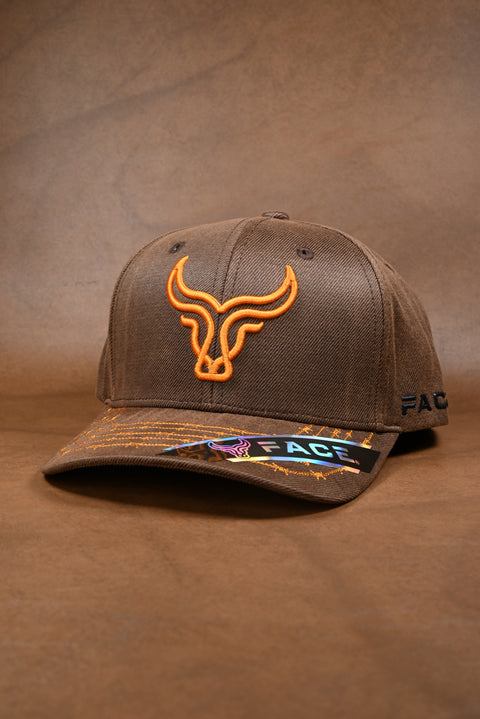 FACE LONA ENCERADA CAFES/NARANJA