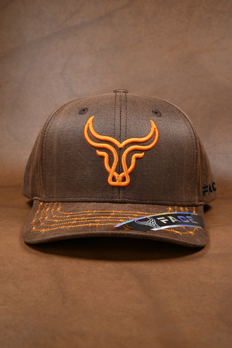 FACE LONA ENCERADA CAFES/NARANJA