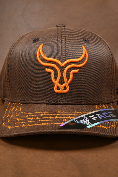 FACE LONA ENCERADA CAFES/NARANJA