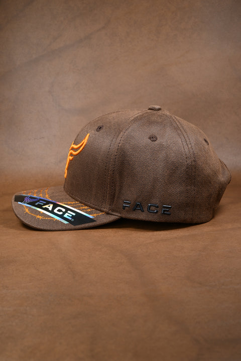 FACE LONA ENCERADA CAFES/NARANJA