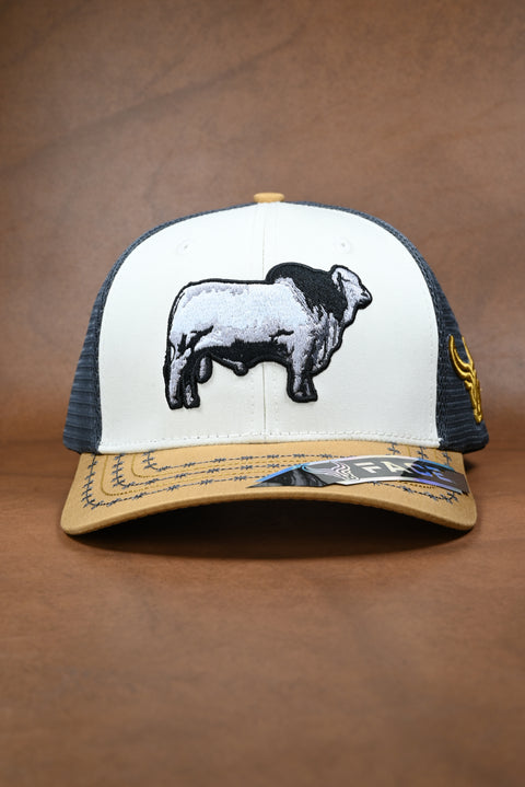 FACE BRAHMAN MOSTAZA/CREMA/GRIS