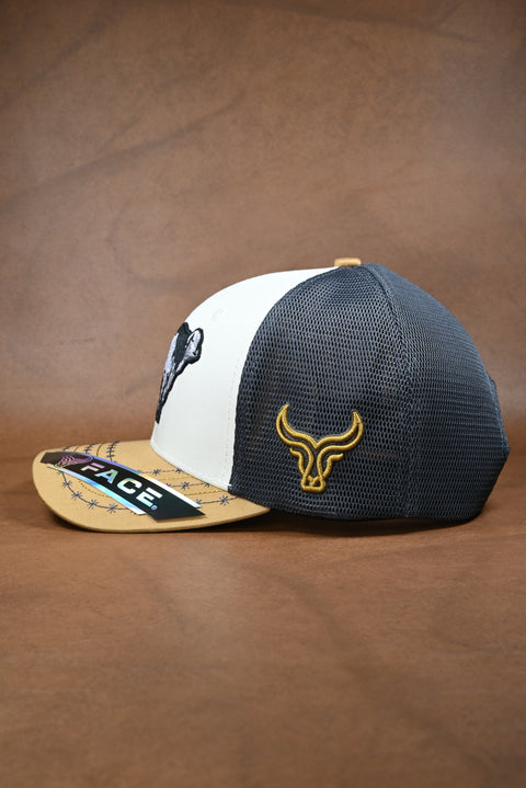 FACE BRAHMAN MOSTAZA/CREMA/GRIS