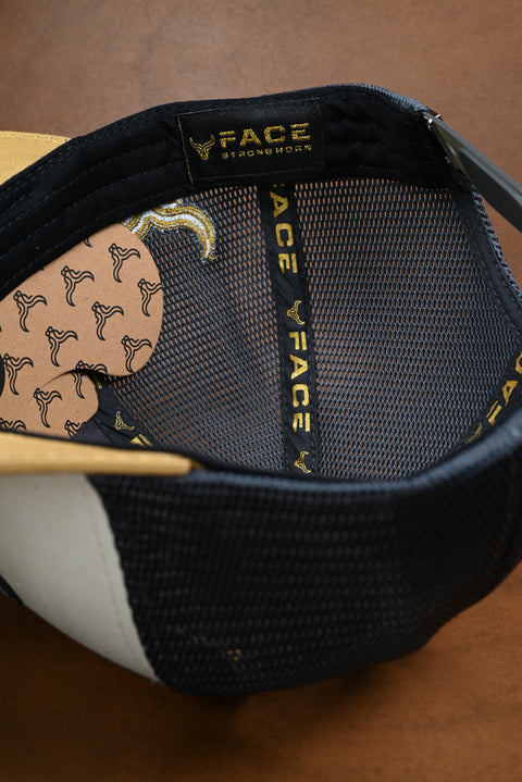 FACE BRAHMAN MOSTAZA/CREMA/GRIS