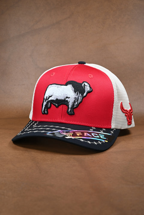 FACE BRAHMAN NEGRO/ROJO/BEIGE