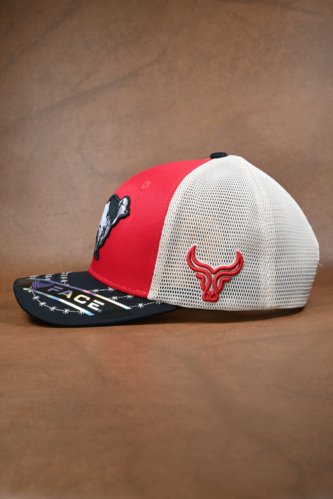 FACE BRAHMAN NEGRO/ROJO/BEIGE