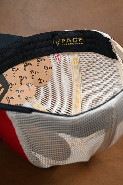 FACE BRAHMAN NEGRO/ROJO/BEIGE
