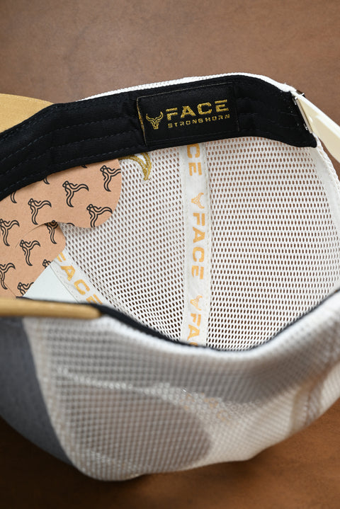 FACE BRAHMAN MOSTAZA/GRIS/CREMA