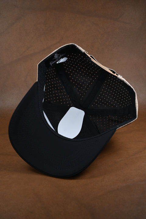 FRANCO CABASSI NEGRO/BEIGE CORTE LASER POLIÉSTER