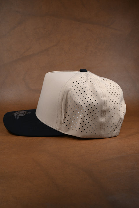 FRANCO CABASSI NEGRO/BEIGE CORTE LASER POLIÉSTER