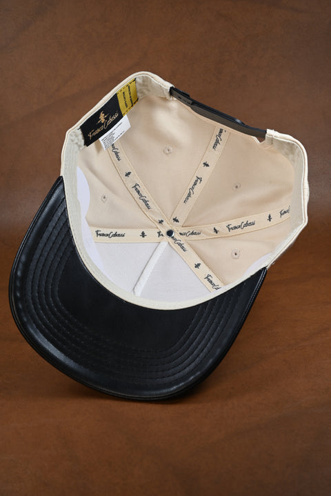 FRANCO CABASSI NEGRO/BEIGE VISERA VINIPIEL