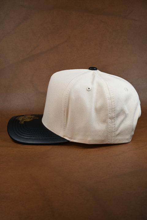 FRANCO CABASSI NEGRO/BEIGE VISERA VINIPIEL