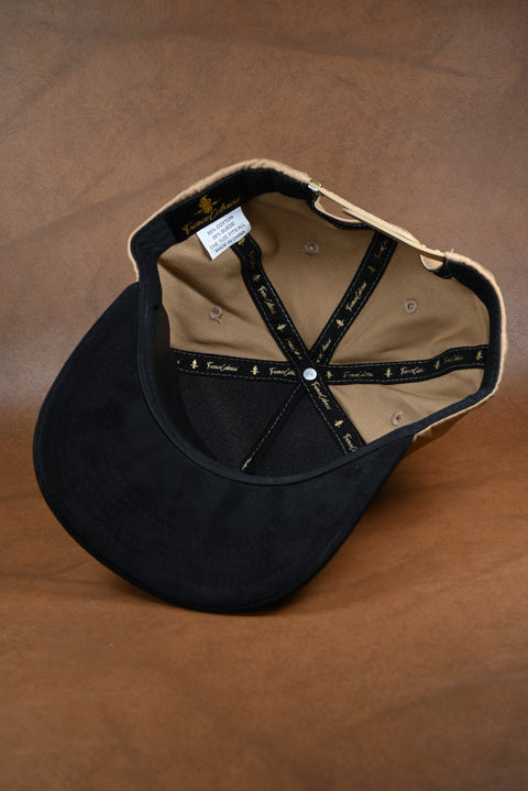 FRANCO CABASSI NEGRO/BEIGE VISERA GAMUZA
