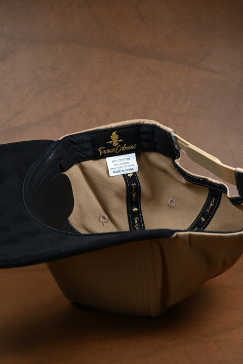 FRANCO CABASSI NEGRO/BEIGE VISERA GAMUZA