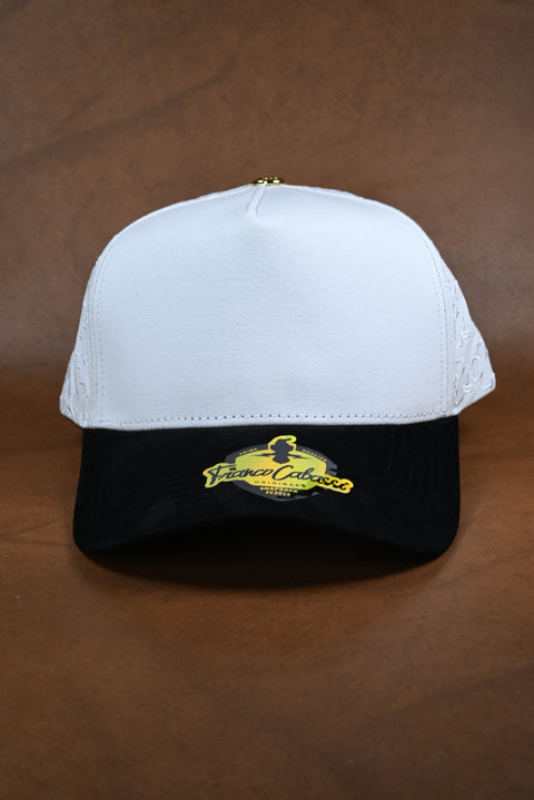 FRANCO CABASSI NEGRO/BLANCO TREBOLES SATIN VERDE