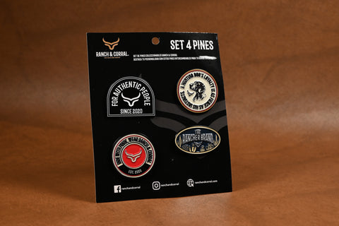 SET DE PINES (4 UNIDADES)
