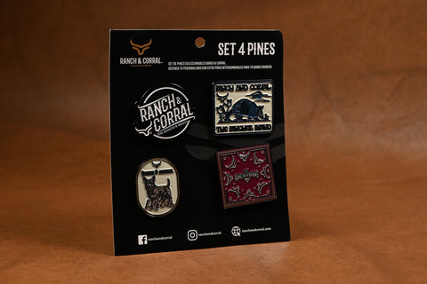 SET DE PINES (4 UNIDADES) PASTOR AUSTRIALIANO