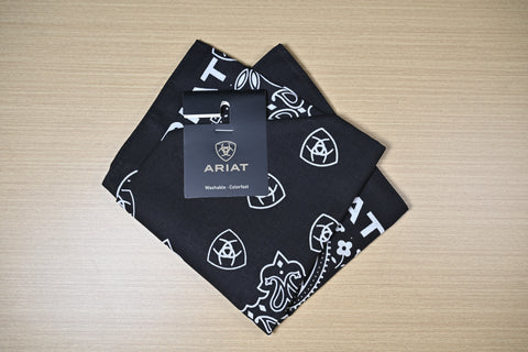 PAÑUELOS ARIAT NEGRO