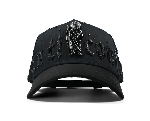 MONEY MAKERS X REY CAPS SAN JUDAS TOTAL BLACK