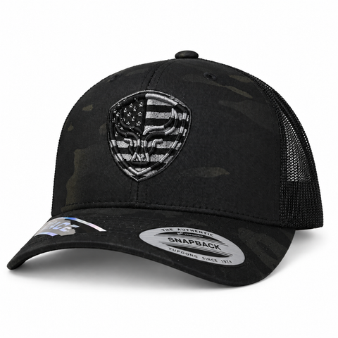 FACE USA FLAG MULTICAM BLACK EDITION, vista tres cuartos