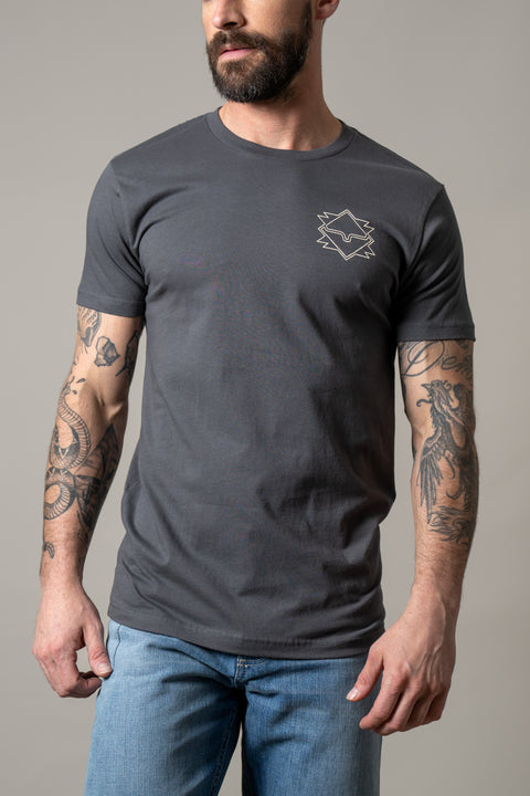 PLAYERA KIMES RANCH NORTH STAR - CARBÓN