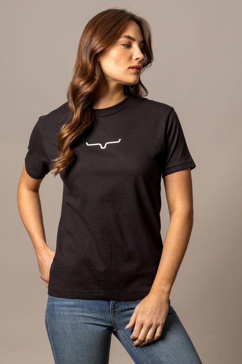 PLAYERA KIMES RANCH FALLON BANDANA - NEGRO