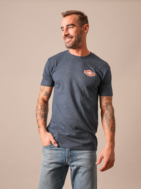 PLAYERA KIMES RANCH BOXER - AZUL MEDIANOCHE