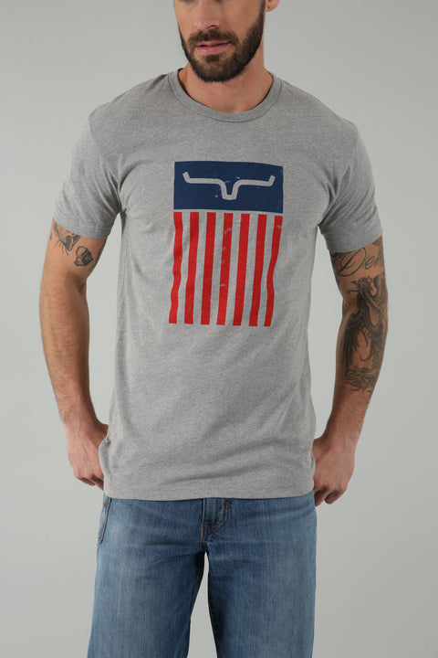 PLAYERA KIMES RANCH CODY - GRIS JASPEADO