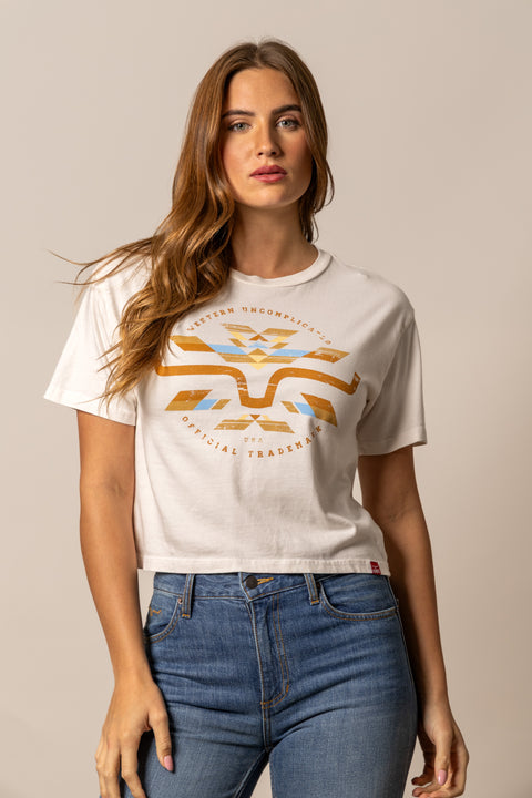 PLAYERA KIMES RANCH ABIQUIU - HUESO
